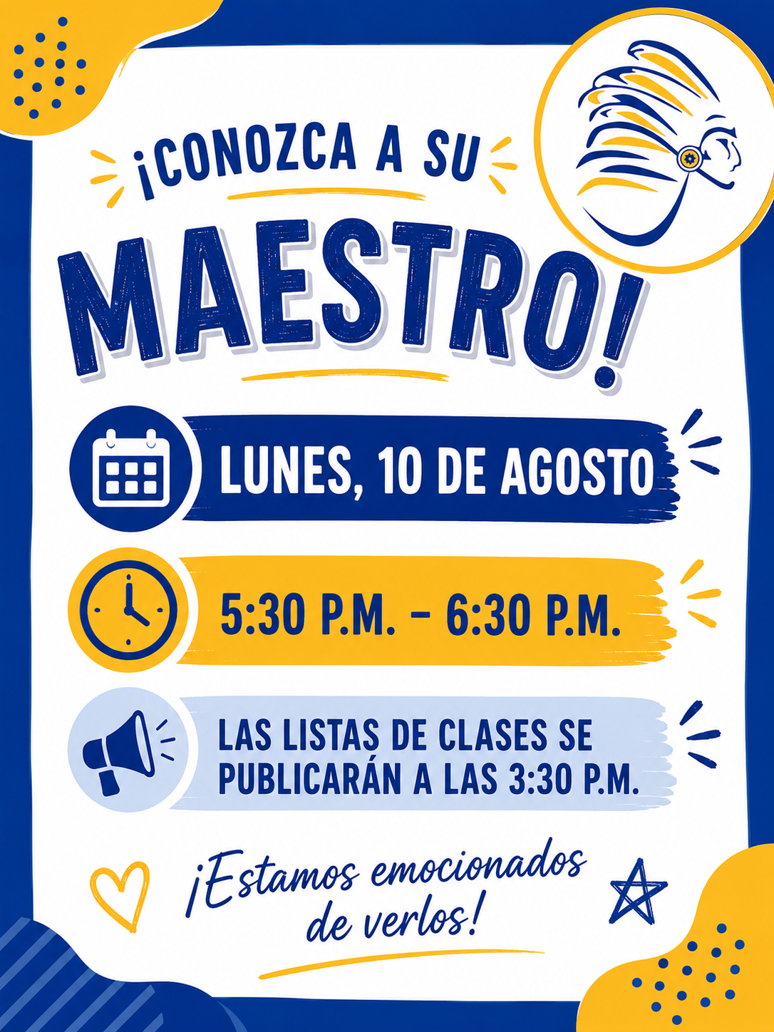 spanish meet the teacher